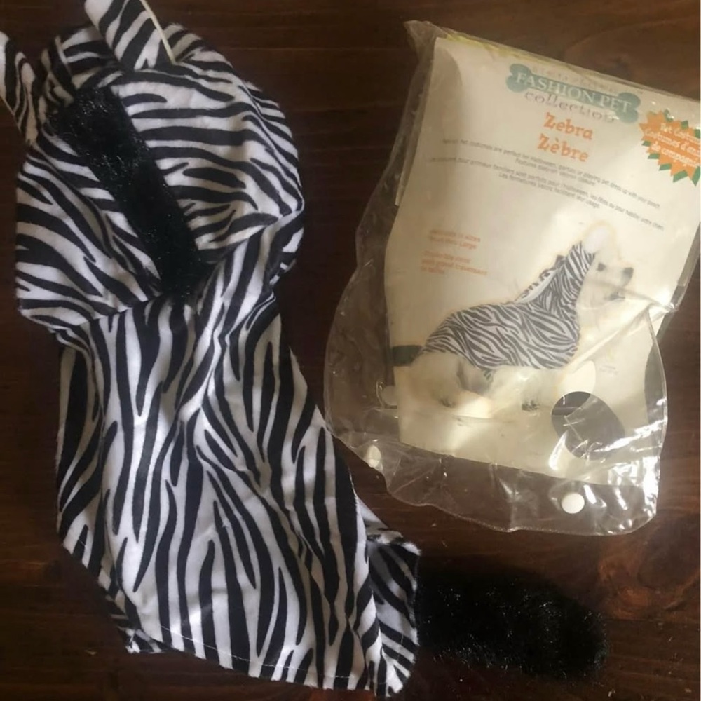 Fashion Pet Zebra Costume